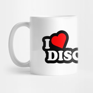 I Love Disc Golf White Mug